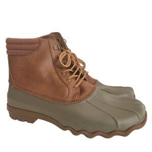 Sperry Top-Sider Men's Seasonal Avenue Duck Boot, TAN/Olive, 12